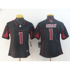 Women Nike Arizona Cardinals 1 Kyler Murray Black 2019 NFL Draft First Round Pick Color Rush Limited Jersey