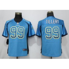Women Nike Los Angeles Chargers 99 Jerry Tillery Blue Drift Fashion Limited Jersey