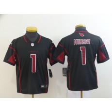 Youth Nike Arizona Cardinals 1 Kyler Murray Black 2019 NFL Draft First Round Pick Color Rush Limited Jersey