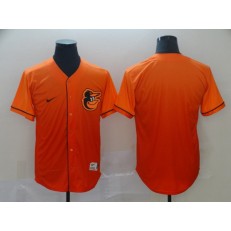 MLB Baltimore Orioles Blank Orange Drift Fashion Jersey