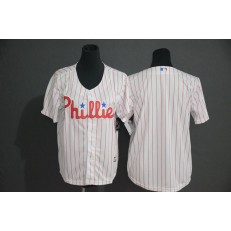 MLB Philadelphia Phillies Blank White Cool Base Men Jersey