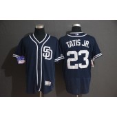 MLB San Diego Padres 23 Fernando Tatis Jr. Navy Flexbase Men Jersey