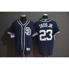 MLB San Diego Padres 23 Fernando Tatis Jr. Navy Flexbase Men Jersey