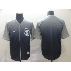 MLB San Diego Padres Blank Gray Drift Fashion Men Jersey