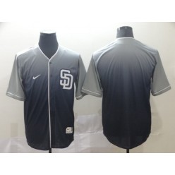 MLB San Diego Padres Blank Gray Drift Fashion Men Jersey