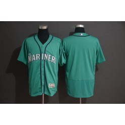 MLB Seattle Mariners Blank Green Flexbase Men Jersey