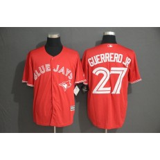 MLB Toronto Blue Jays 27 Vladimir Guerrero Jr. Red Cool Base Men Jersey