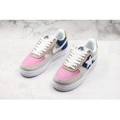 BAPE x NIKE AIR FORCE 1 LOW 07 GREY PINK WHITE STAR 135123-SID