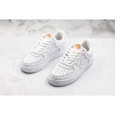 NIKE WMNS AIR FORCE 1 LOW 07 WHITE ORANGE AT5019-100