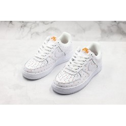 NIKE WMNS AIR FORCE 1 LOW 07 WHITE ORANGE AT5019-100