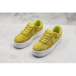 NIKE WMNS AIR FORCE 1 LOW SAGE CELERY YELLOW WHITE AR5339-300