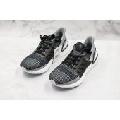 Adidas Ultra Boost 5.0 Core Black Grey Six Shock Cyan F35242