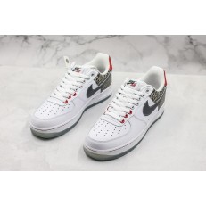 NIKE AIR FORCE 1 LOW 07 WHITE SILVER AO4261-100