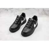 NIKE AIR FORCE 1 LOW BLACK SNAP 318985-001