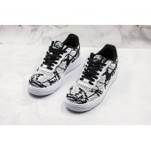 NIKE AIR FORCE 1 LOW FLYKNIT 2 BLACK WHITE AV3042-500