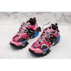 BALENCIAGA TRACK TRAINERS 3.0 PINK BLACK BLUE