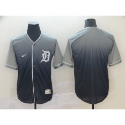 MLB Detroit Tigers Blank Gray Drift Fashion Jersey