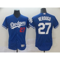 MLB Los Angeles Dodgers #27 Alex Verdugo Blue Flexbase Jersey