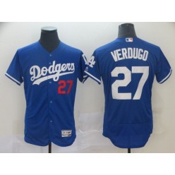 MLB Los Angeles Dodgers #27 Alex Verdugo Blue Flexbase Jersey