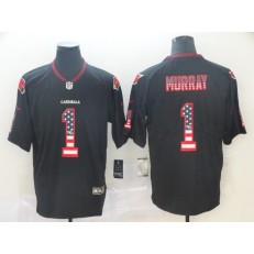 Arizona Cardinals #1 Kyler Murray Black USA Flag Fashion Limited Nike NFL Men Jersey