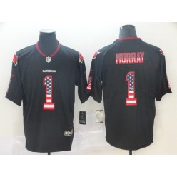 Arizona Cardinals #1 Kyler Murray Black USA Flag Fashion Limited Nike NFL Men Jersey