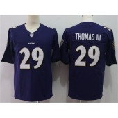 Baltimore Ravens #29 Earl Thomas III Purple Vapor Untouchable Limited Nike NFL Men Jersey