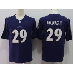 Baltimore Ravens #29 Earl Thomas III Purple Vapor Untouchable Limited Nike NFL Men Jersey