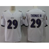 Baltimore Ravens #29 Earl Thomas III White Vapor Untouchable Limited Nike NFL Men Jersey