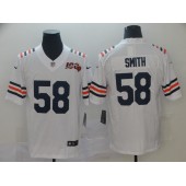 Chicago Bears #58 Roquan Smith White 2019 100th Season Alternate Classic Vapor Untouchable Limited Nike NFL Men Jersey