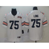 Chicago Bears #75 Kyle Long White 2019 100th Season Alternate Classic Vapor Untouchable Limited Nike NFL Men Jersey