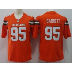 Cleveland Browns #95 Myles Garrett Orange Vapor Untouchable Player Limited Nike NFL Men Jersey