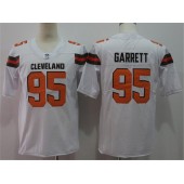 Cleveland Browns #95 Myles Garrett White Vapor Untouchable Player Limited Nike NFL Men Jersey