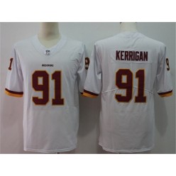 Washington Redskins #91 Ryan Kerrigan White Alternate Vapor Untouchable Limited Nike NFL Men Jersey