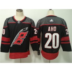 Carolina Hurricanes #20 Sebastian Aho Black Adidas NHL Men Jersey