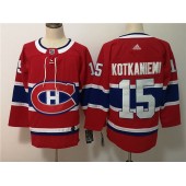 Montreal Canadiens #15 Jesperi Kotkaniemi Red Adidas NHL Men Jersey