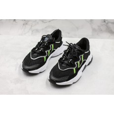 Adidas Ozweego Black White Green EE7002