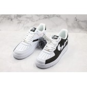 NIKE AIR FORCE 1 LOW WHITE BLACK BROKE SWOOSH 315124-011