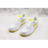 NIKE AIR FORCE 1 LOW WHITE YELLOW AH0287-100