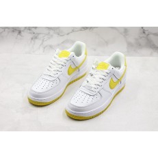 NIKE AIR FORCE 1 LOW WHITE YELLOW AH0287-100