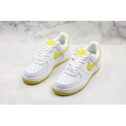 NIKE AIR FORCE 1 LOW WHITE YELLOW AH0287-100