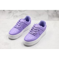 NIKE WMNS AIR FORCE 1 LOW SAGE LX WHITE PURPLE AR5339-500
