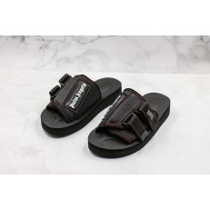 Suicoke E dition Patch Slides Black Sandal