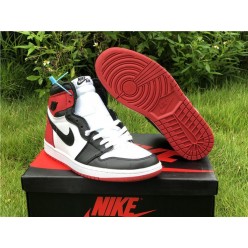 AIR JORDAN 1 HI SATIN BLACK TOE CD0461-016