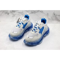 BALENCIAGA TRIPLE S SNEAKER 3.0 WHITE BLUE 541624 W09E1 1772