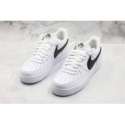 NIKE AIR FORCE 1 LOW 07 PRM WHITE BLACK BIG SWOOSH AT4143-102
