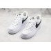NIKE AIR FORCE 1 LOW 07 PRM WHITE BLACK BIG SWOOSH AT4143-102