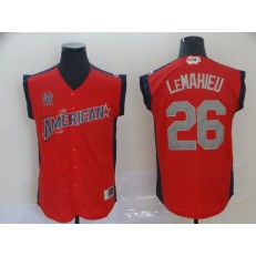 American League #26 DJ LeMahieu Red 2019 MLB All-Star Game Player Jersey