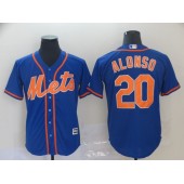 MLB New York Mets #20 Pete Alonso Royal Cool Base Men Jersey