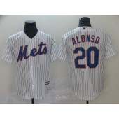 MLB New York Mets #20 Pete Alonso White Cool Base Men Jersey