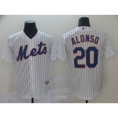 MLB New York Mets #20 Pete Alonso White Cool Base Men Jersey
